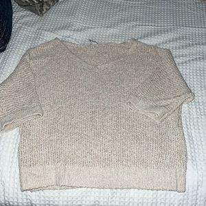 Chicos Cream Sweater size 1